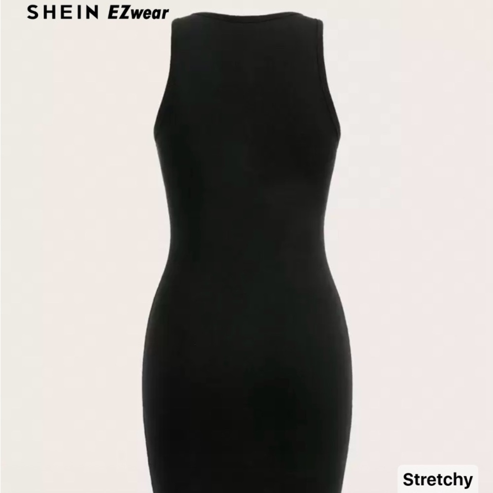 Brown & Black Sleeveless Summer Dress - Picture 3 of 7